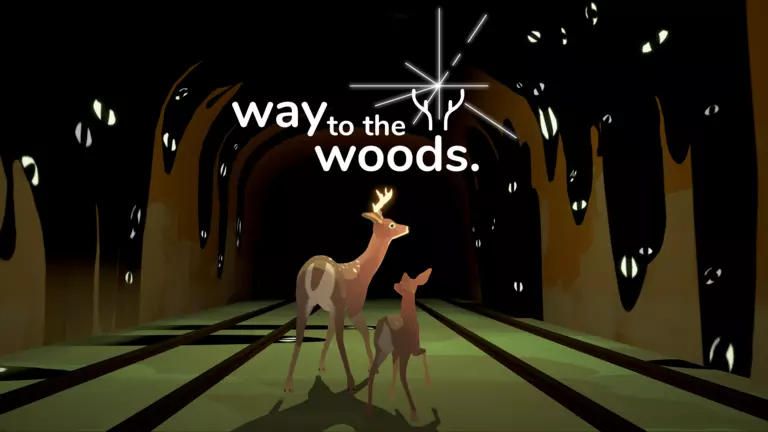 way to the woods header