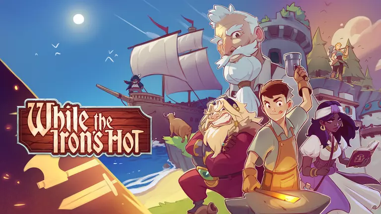 While the Iron's Hot game cover artwork
