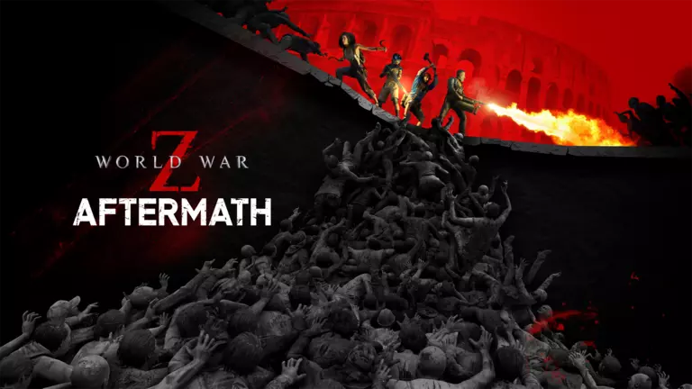 World War Z Aftermath game art showing players fighting for control of Rome.