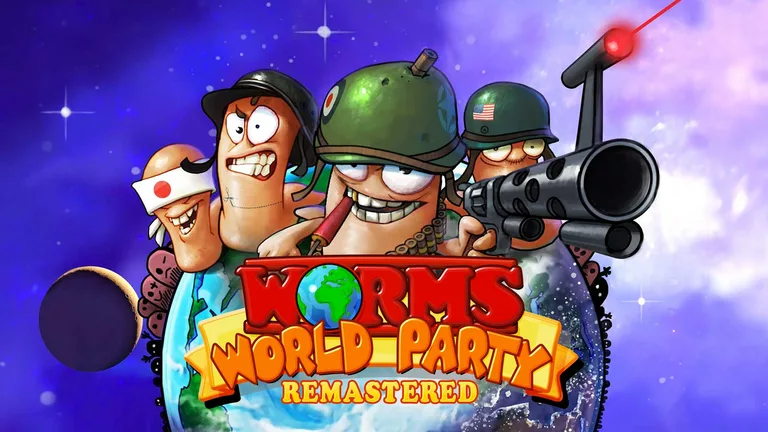 Worms: World Party Remastered game cover artwork