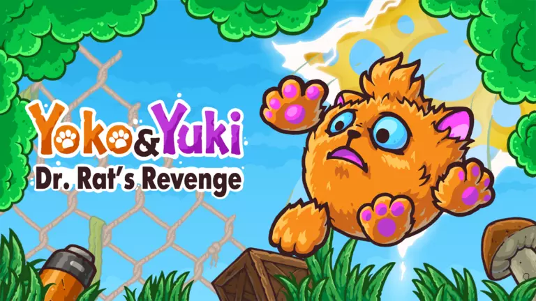Yoko & Yuki: Dr. Rat's Revenge game art showing a cat