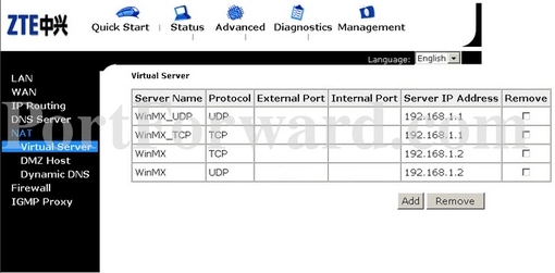 ZTE ZXDSL831v4.1