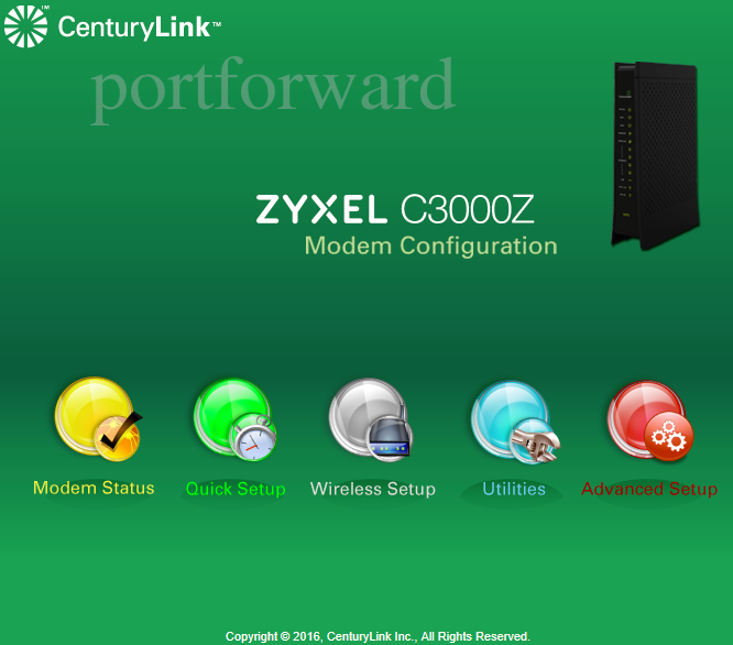How to Port Forward a ZyXEL C3000Z Router